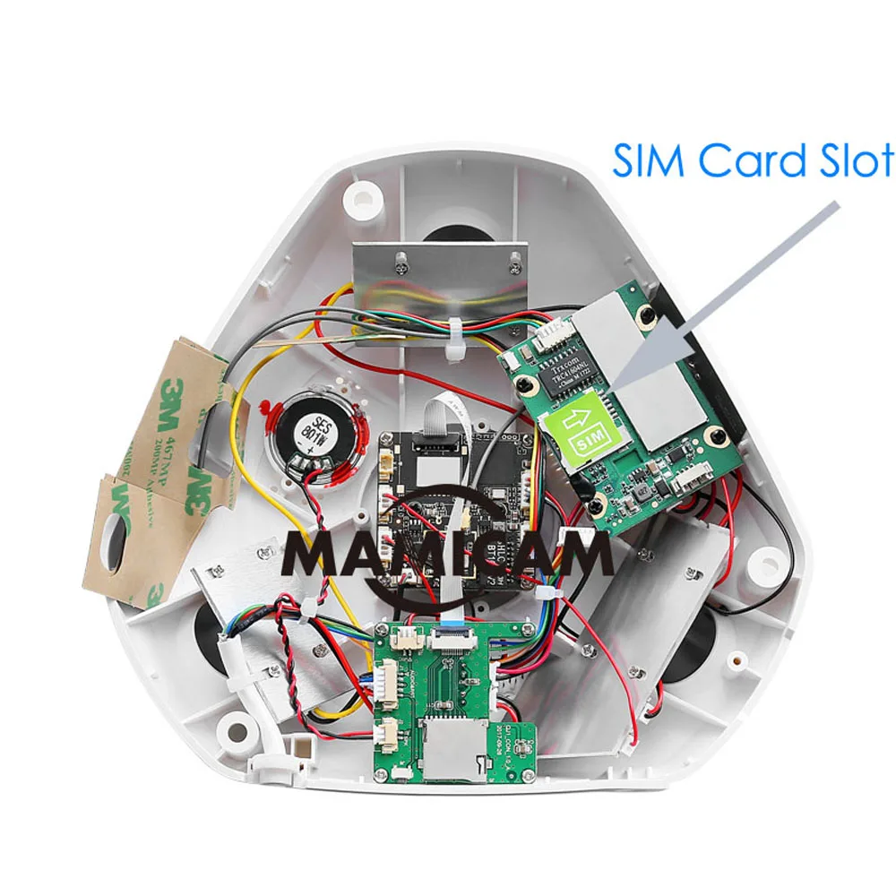 3MP IP Камера мобильный телефон 3G 4G GSM SIM Беспроводной IP Камера IR-CUT Ночное Видение видеонаблюдения камеры ONVIF Fisheye) с углом обзора 360 градусов