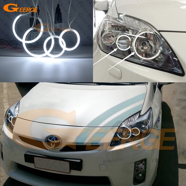 For Toyota Prius 2017 Led Xenon Headlight Excellent For Toyota Prius 2017 Led Xenon Headlight Excellent Ultra Bright Illumination Ccfl Angel Eyes Kit Halo Ring