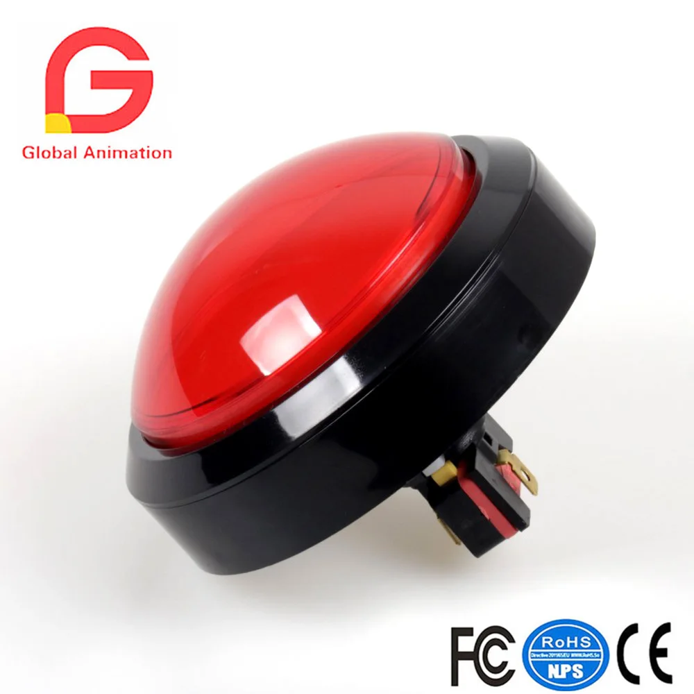 Illuminated Arcade Game Push Buttons w//Resetting Arcade Machine Replace 60mm