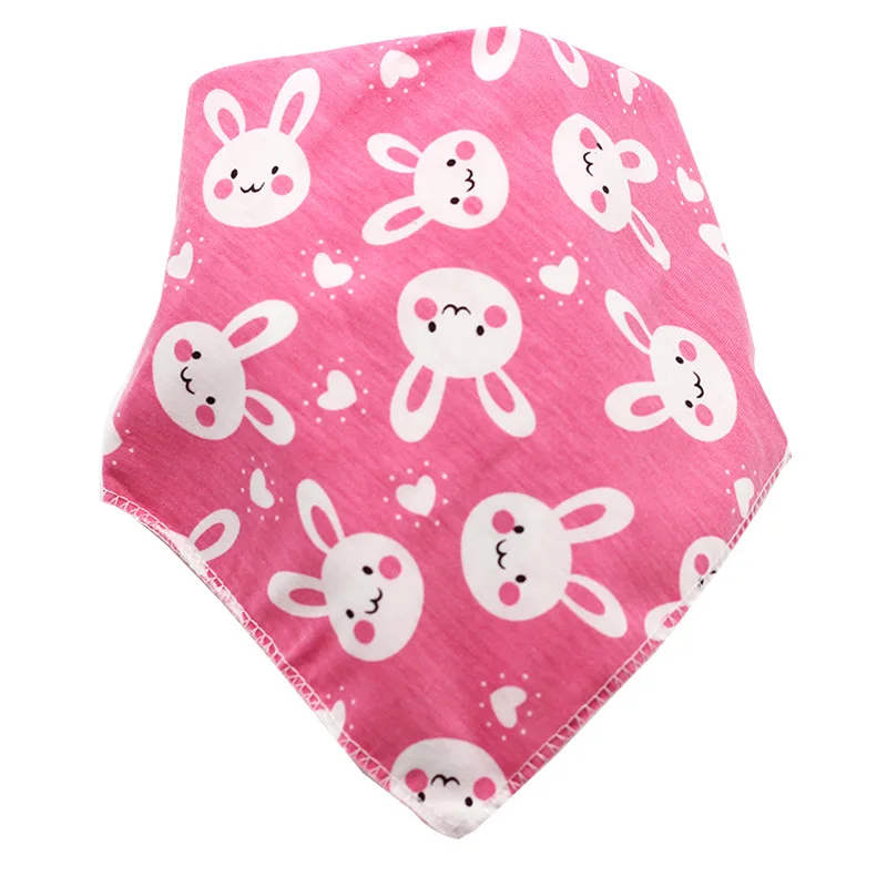 Cotton Bandana Bibs Baby Babador Feeding Smock Infant Burp Cloths Cartoon Saliva Towel Baby Eating Accessory Soft Baby Stuff