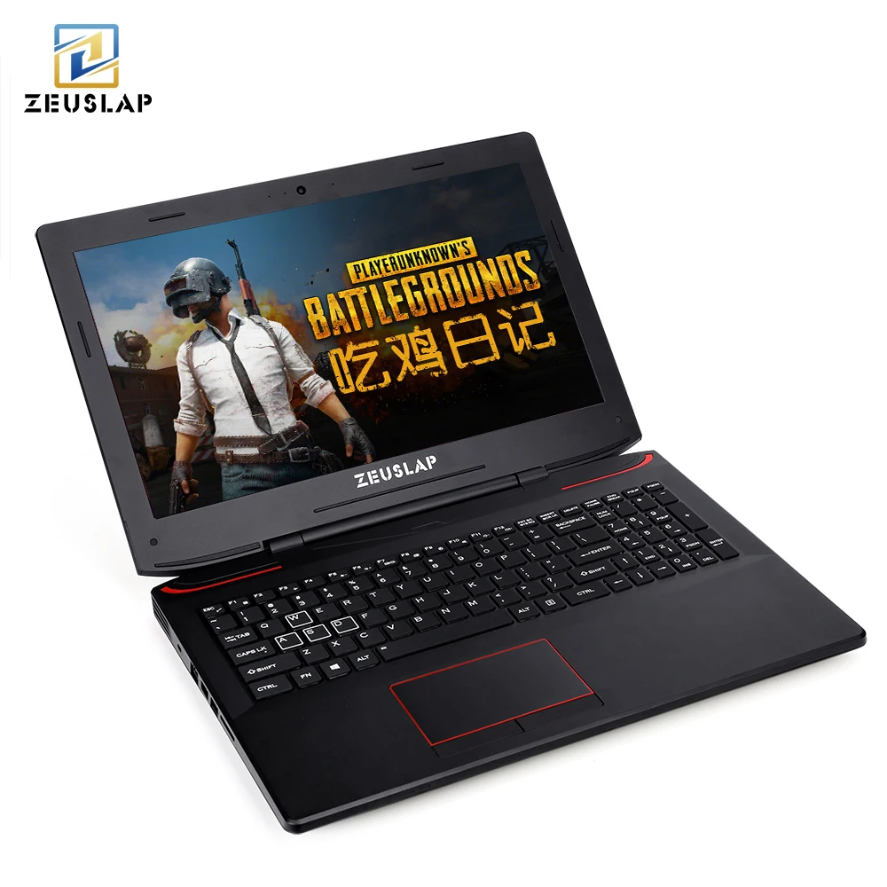 Vente ZEUSLAP 15.6 pouce intel i7 7700HQ 6 gb carte vidéo GTX 1060 deux DDR4L deux ssd un hdd fonctionner rapide jeux sur ordinateur portable ordinateur portable