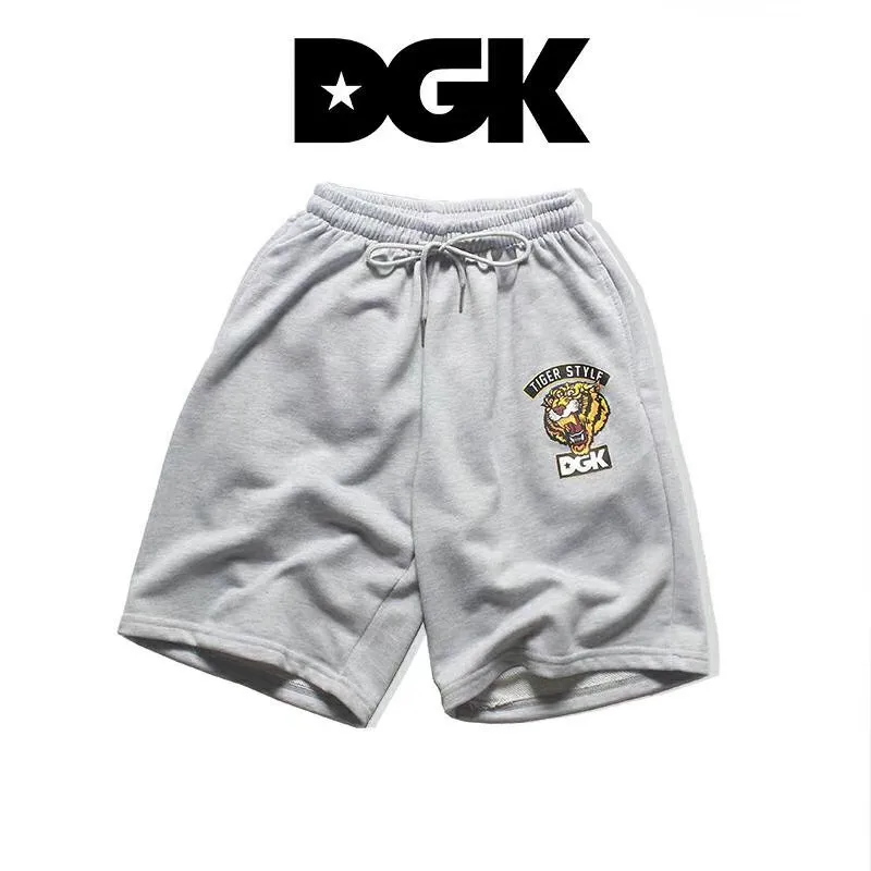 Мужские хлопковые шорты DGK повседневные в уличном стиле с головой тигра 2019|Шорты|