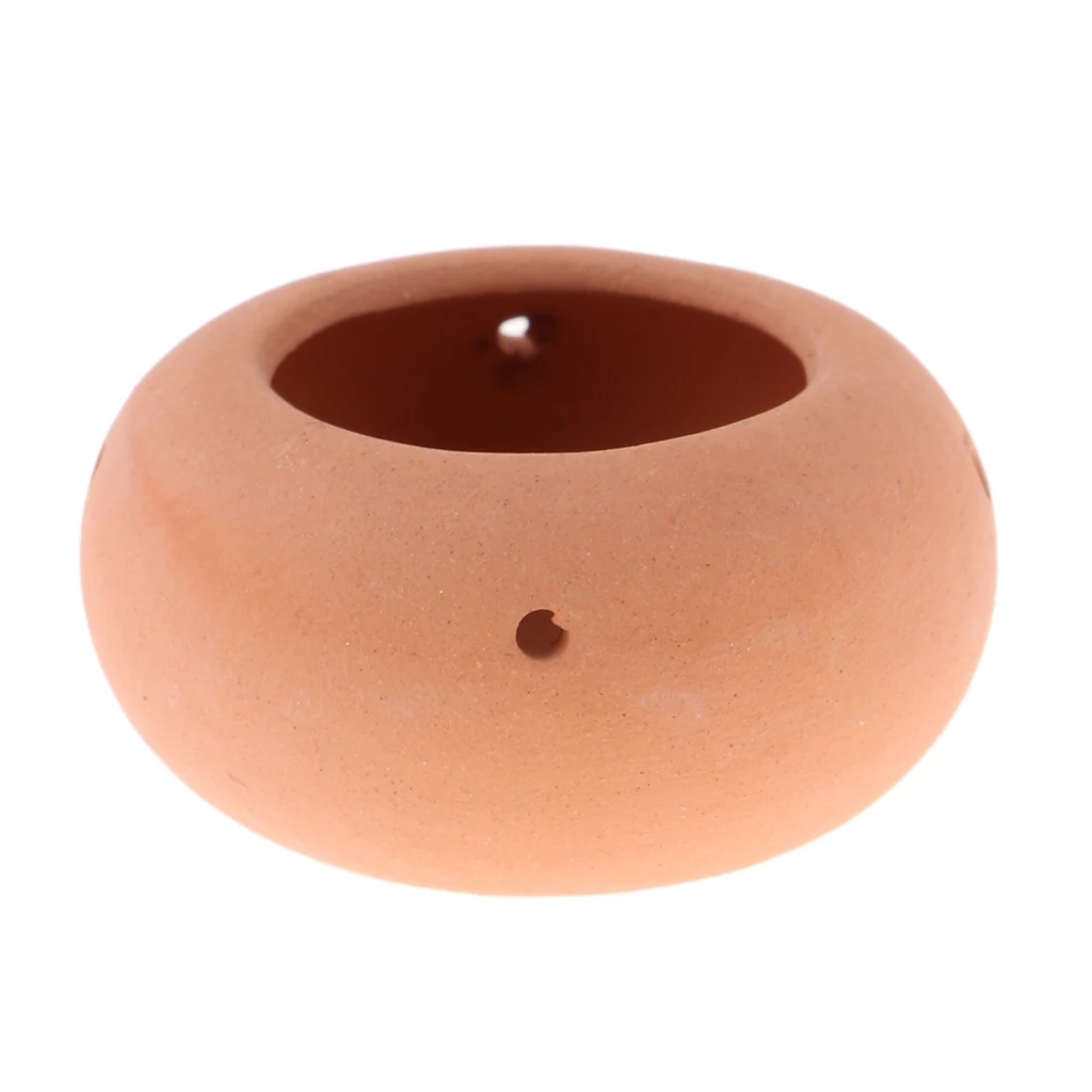 1/12 Handmade Ceramic Flowers Pot Model for Dolls House Garden Plant Rooms Decor Accessories