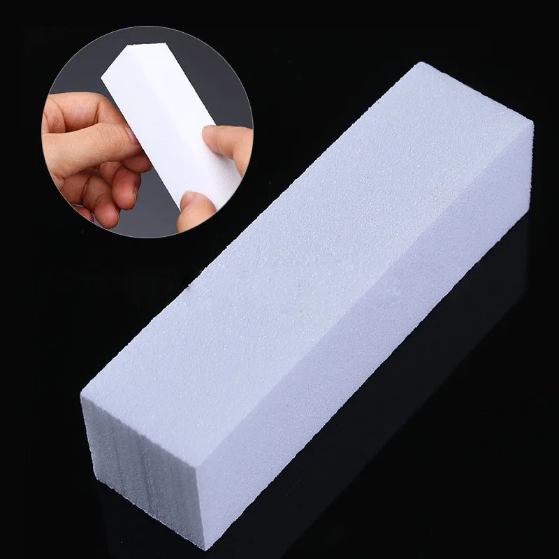 

1x Sanding Nail File Buffer Block For UV Gel Nail Polish Nail Art Tools Manicure Pedicure White Form Nail Buffers File 70