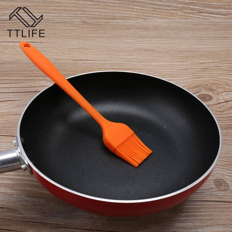 

Hot Selling Silicone Brush One-piece Brush Heat Resistance Non-stick Easily Cleaned Barbecue Brushes Baking Tools