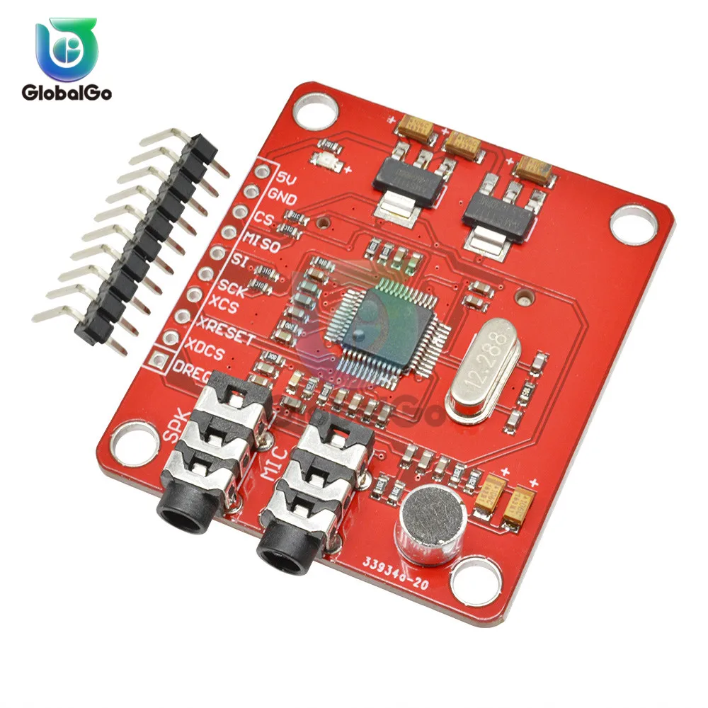 

VS1053 VS1053B Recording Board MP3 Module For Arduino For UNO Breakout Board With SD Card Slot Real-time Recording
