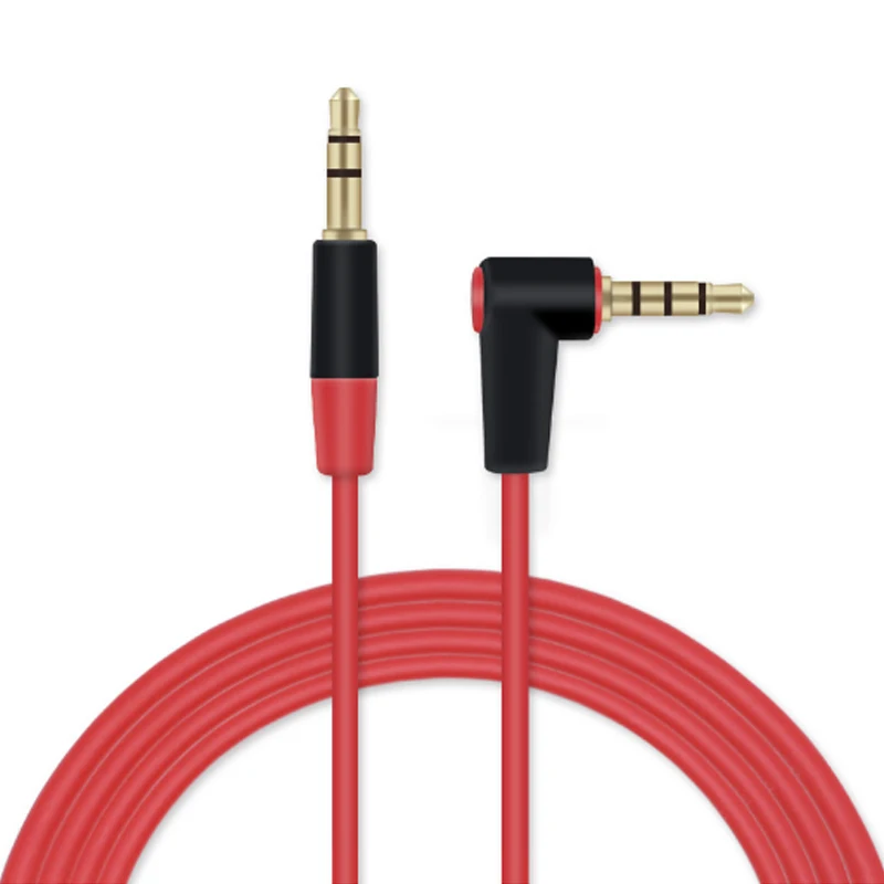 10pcs 50pcs 3 5mm Jack Elbow Male to Male Stereo Headphone Car Aux Audio Extension Cable Accessories