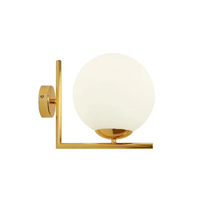 ART DECO wall lamp glass ball lights iron golden lighting led light