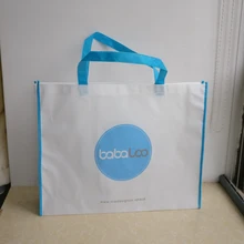 500 шт/партия 30Hx35x10cm многоразовая Складная Нетканая сумка для покупок пользовательский размер с логотипом напечатанные продуктовые многоразовые экосумки с ручкой