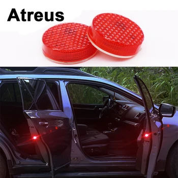 

Atreus2pc Car Door warning signal crash strobe lights LED For Lexus Honda Civic Opel astra h j Mazda 3 6 Kia Rio Ceed Volvo Lada