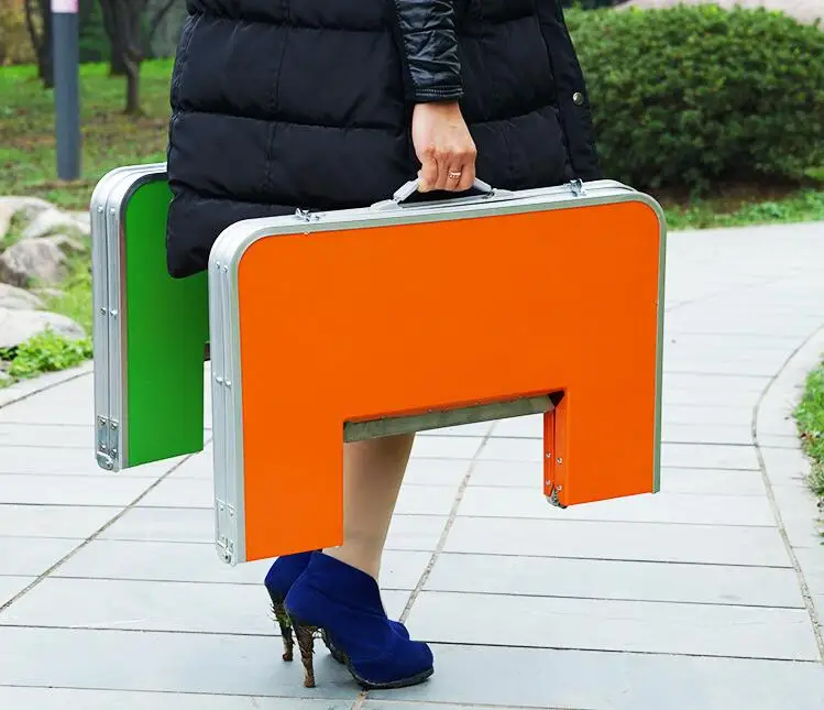 

2018 outdoor aluminum grill portable folding barbecue loading 50kg for 5 men