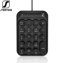 SeenDa New Wired USB Numeric Keypad 19 Keys font b Mini b font Number Pad Digital