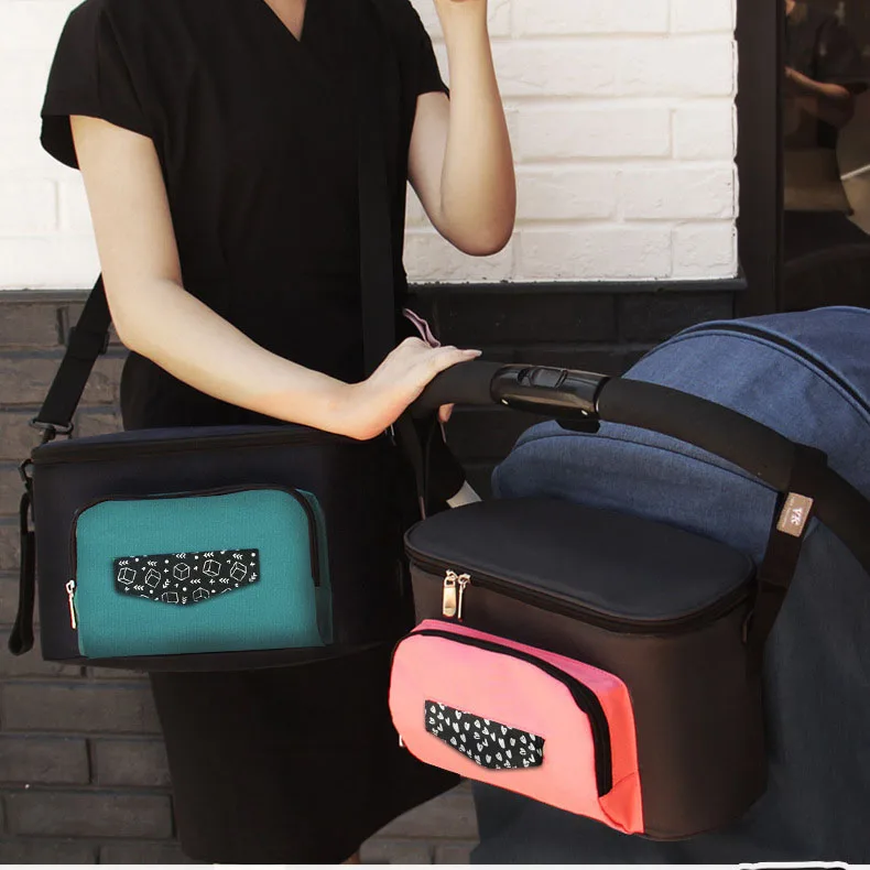 

Heat preservation waterproof Multi-function Mummy Bag High-capacity Diaper bag Baby cart Trailer Mother and infant