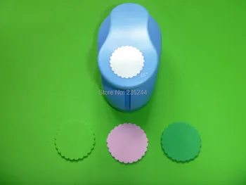

free shipping 1.5 inch(about 3.5cm) Wave circle EVA foam punch paper punches for scrapbooking DIY puncher craft punch