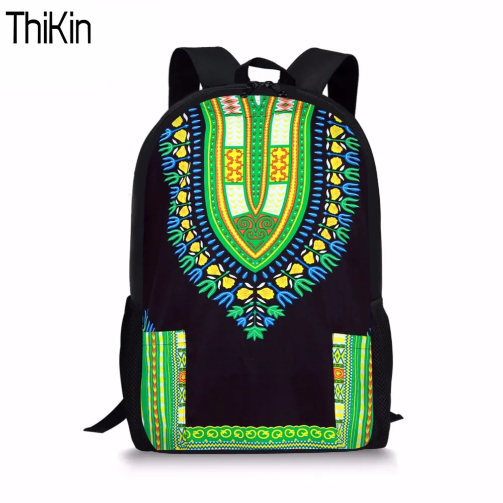 THIKIN African Tribal Ethnic School Bag for Kids Boys Children Backpack