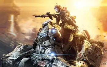 

Living room home wall decoration fabric poster 2014 titanfall game
