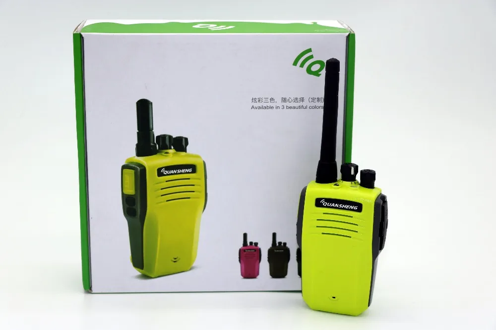 Quansheng TG-K100 рация UHF 400-480 МГц 2 Вт 16CH фонарик две антенны портативный радио TGK100