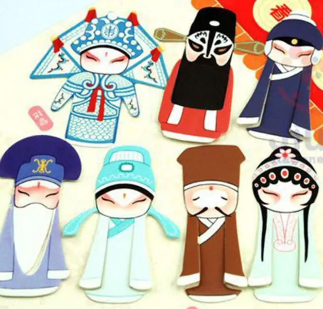 Forma dos Desenhos Marcador de Papel dos Artigos de Papelaria Acessórios de Escritório Bonito Lote Animados Livro Marca Material Escolar Bookmarks Estilo Chinês 50 Pçs - 4 Material escolar e de escritório