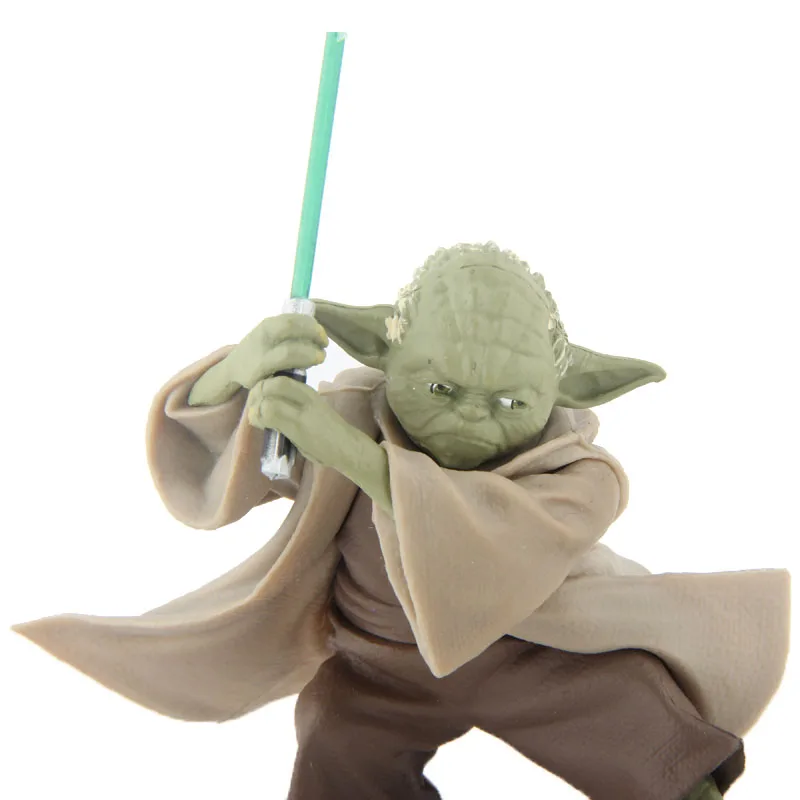 

Star Wars The Force Awakens Figure Master Yoda With Sword Toy Model 13cm