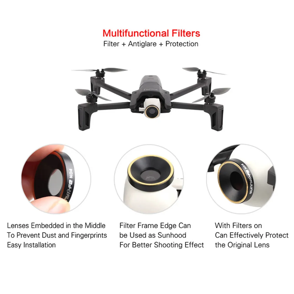 HIPERDEAL Камера объектив для Дрон Parrot MCUV CPL ND4 ND8 ND16 ND32 фильтр для попугай ANAFI Drone Gimbal Камера объектива BAY22