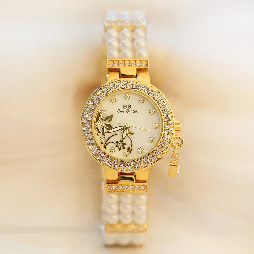 

2019 Luxury Brand lady Crystal Watch Women Dress Watch Fashion Rose Gold Quartz Watches Female Stainless Steel Wristwatches