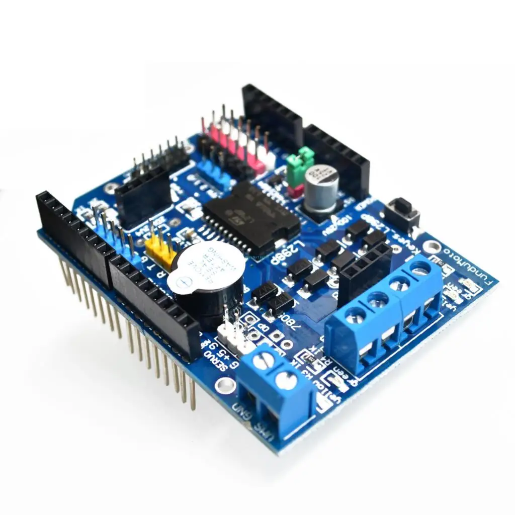 L298P контроллер скорости ШИМ Dual High-Мощность водителя h-мост Bluetooth Интерфейс щит для