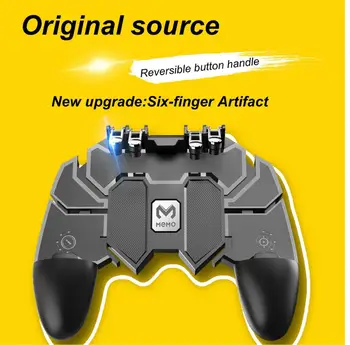 

Original Source AK66 MEMO Mobile Controller For PUBG Six-finger Artifact New Game Helper Mobile Phone Game Handle All-In-One