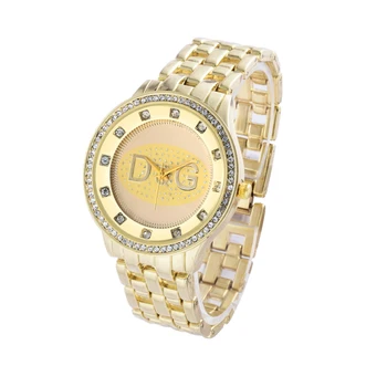 

Big Promotion 2020 New Luxury Gold Quartz Watch Fashion Women's Rhinestones Stainless Steel Dress Watch kobiet zegarka relogio