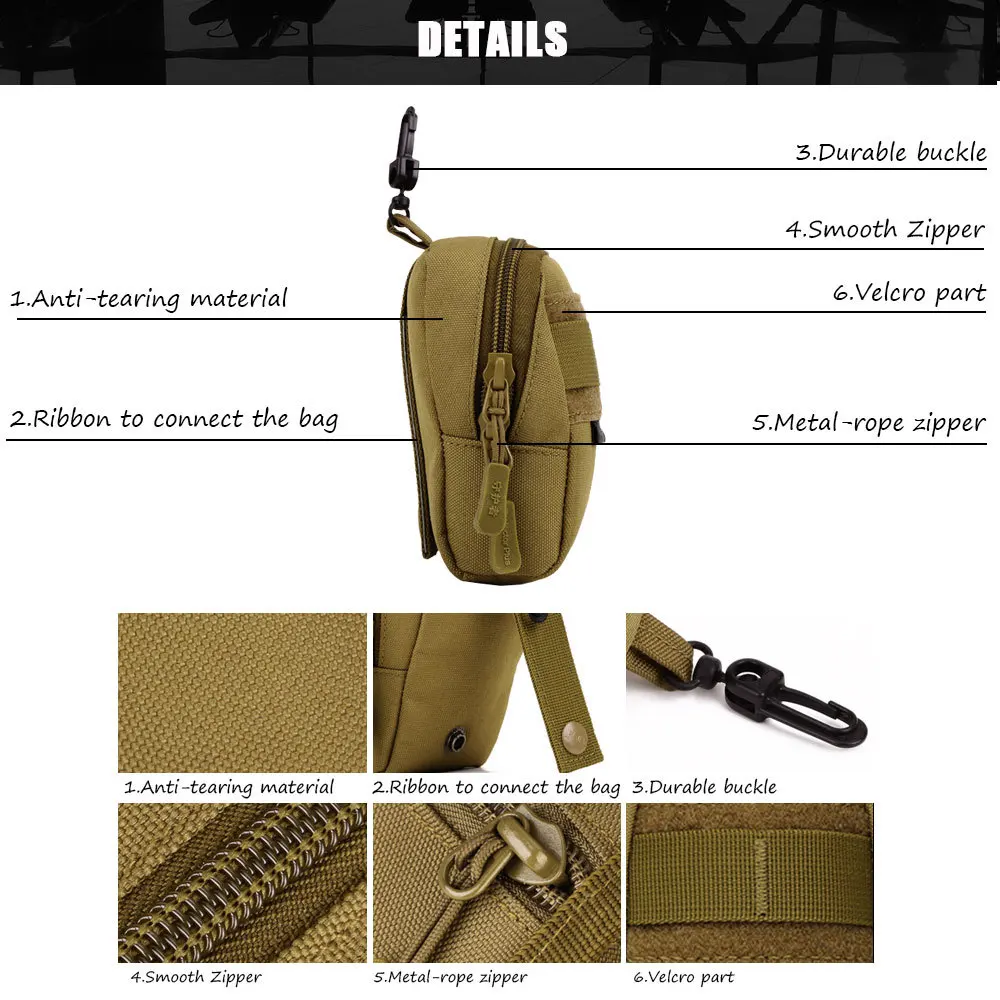 SINAIRSOFT MOLLE маленькие сумки для альпинизма на открытом воздухе мужской спортивный