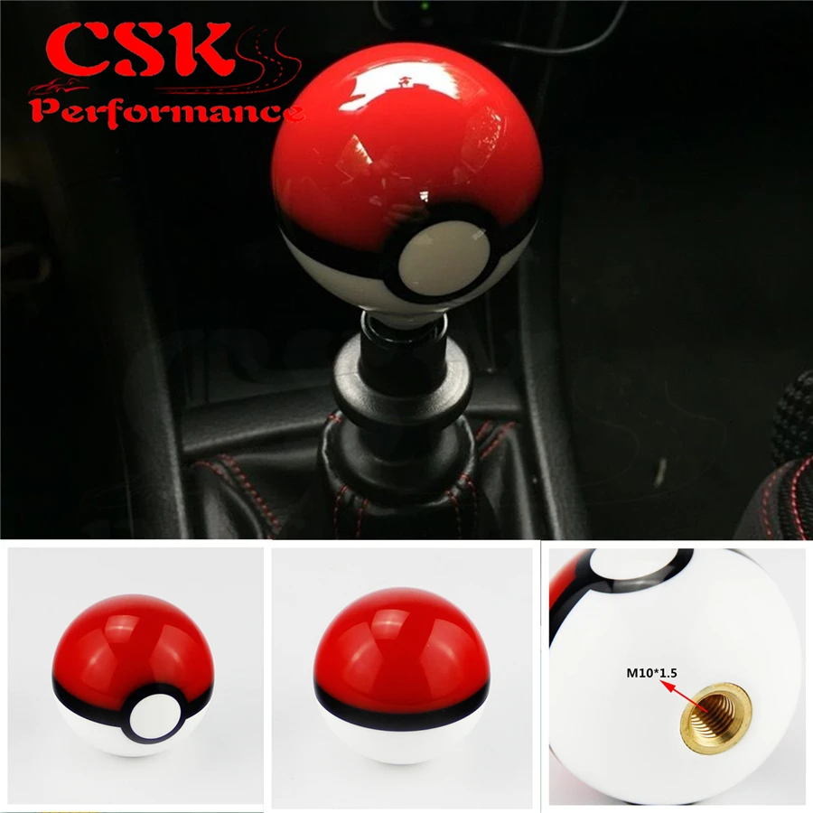 M10X1.5 Pokemon PokeBall Racing ручка переключения передач для Honda Acura Civic S2000