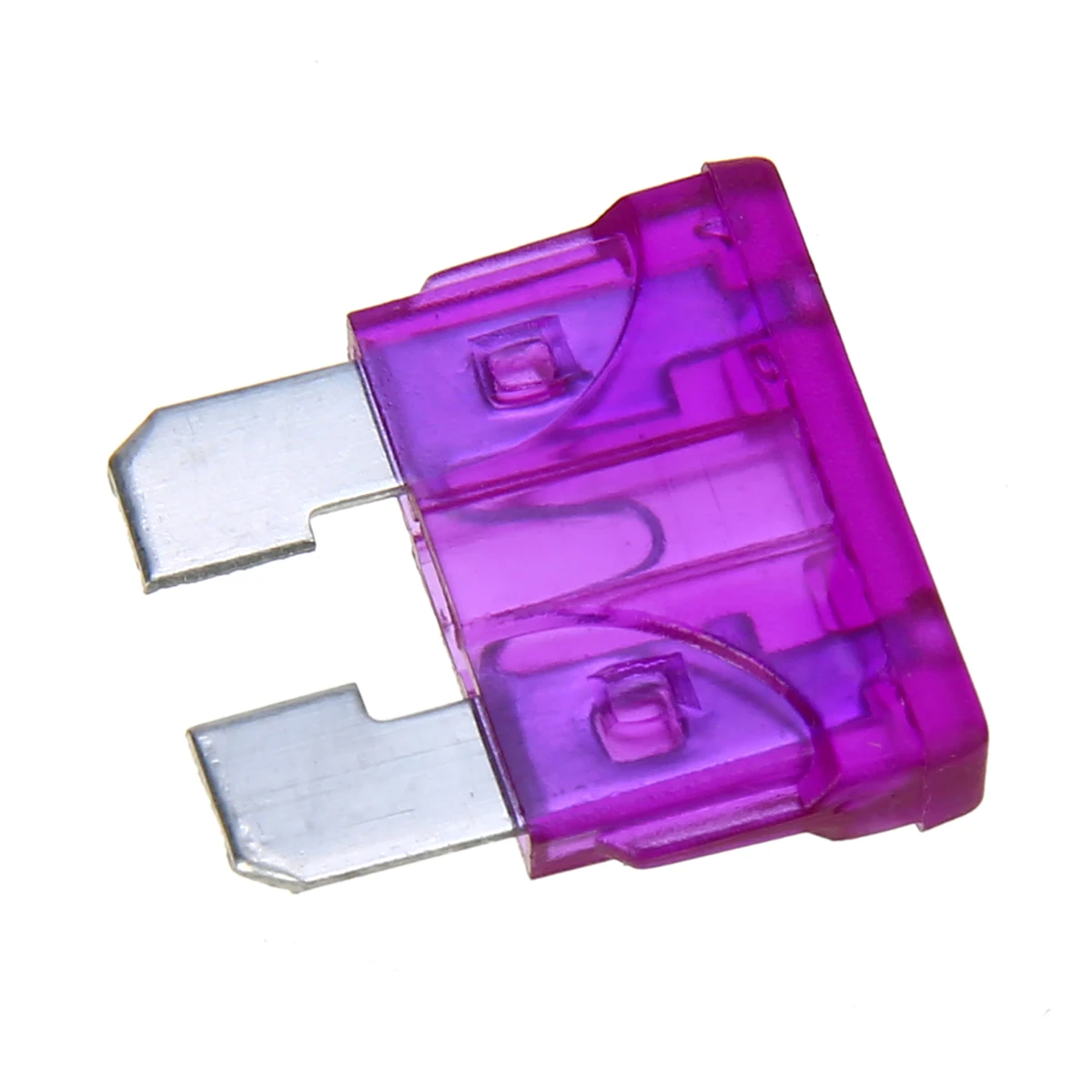 

Mayitr Hot 10Pcs Purple Auto Blade Fuse 3A Coded Standard for Car Truck Boat Fuse Assorted PC + Zn Alloy Material