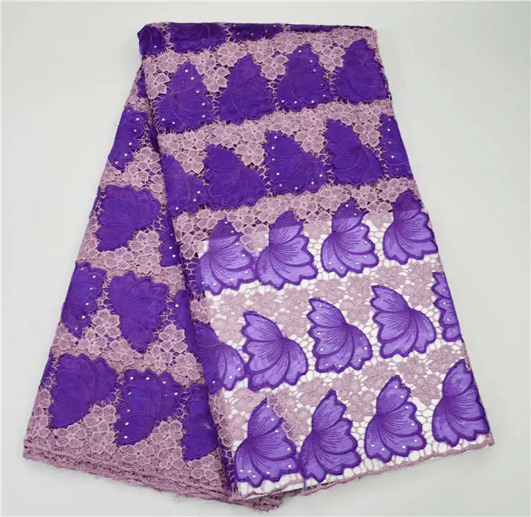 African Laces Fabrics Embroidered French Net Lace Fabric With Stones High Quality Water Soluble Cord For Chrismas Dress | Дом и сад