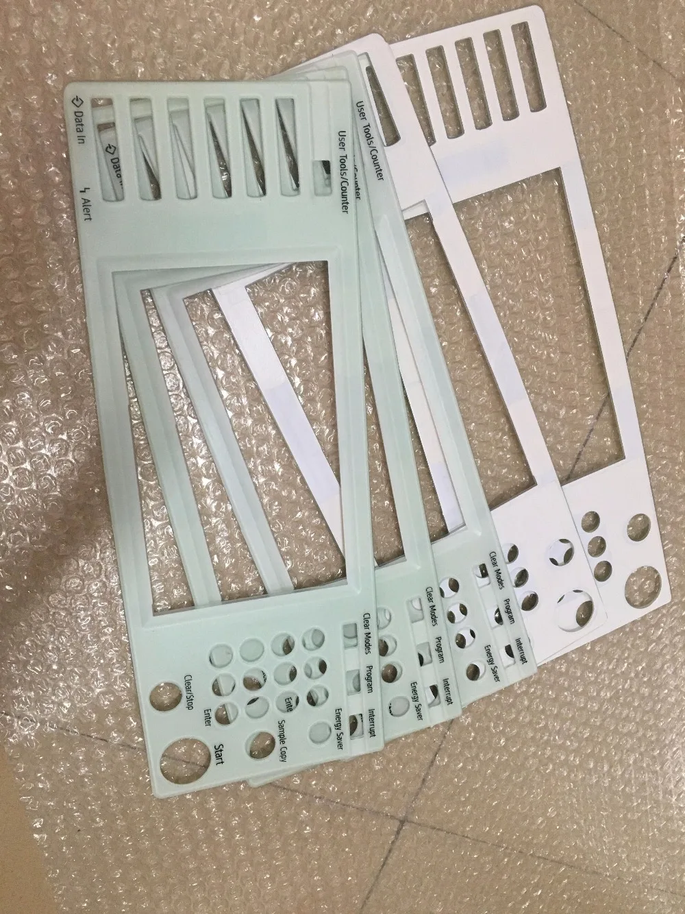 Compatible Parts Ricoh Aficio 1060 1075 2060 2075 MP6500 7500 8000 Operations Console Panel Plastic panel Copier Display Cover 1 