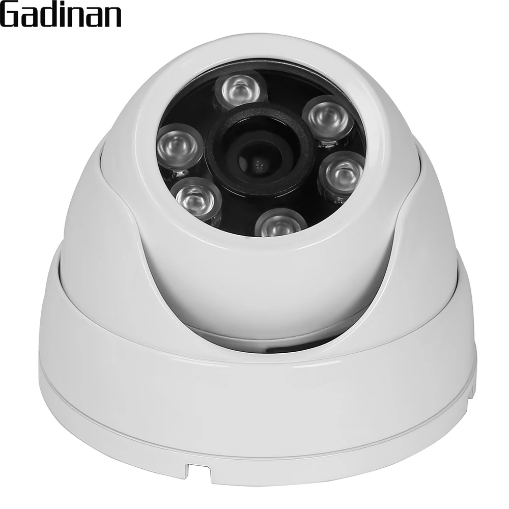 GADINAN Motion Detection Alarm Metal ONVIF H.265 Security IP Camera 2MP