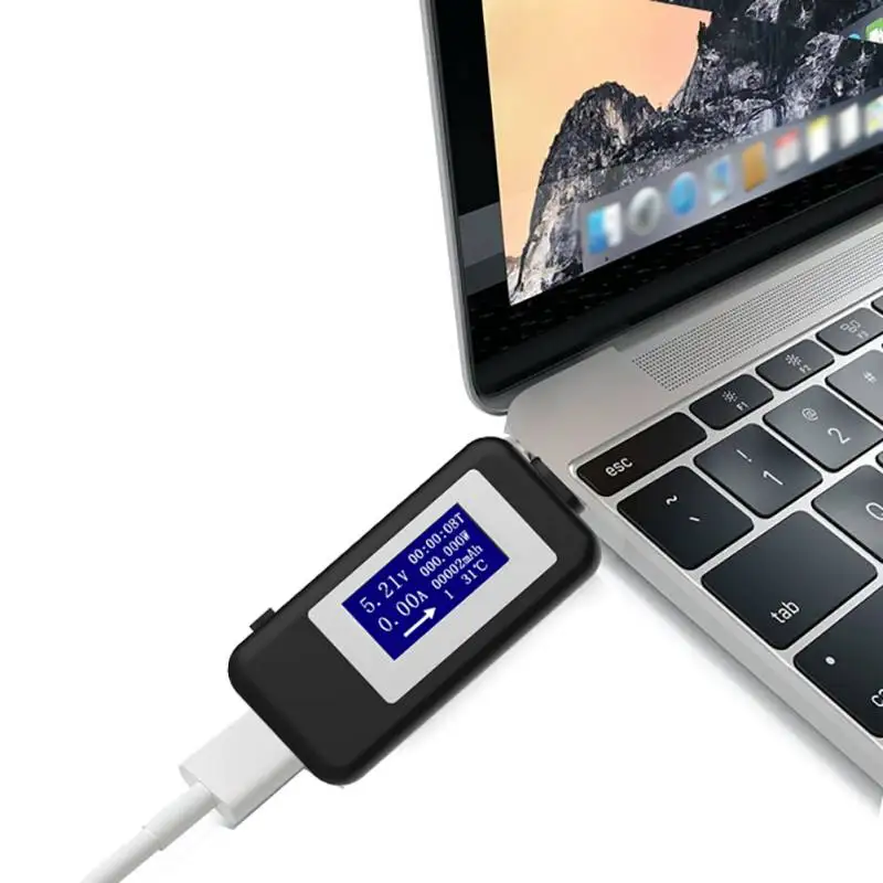 Тип-c USB Тестер DC Цифровой вольтметр amperimetro voltagecurrent метр амперметр детектор power bank зарядное устройство индикатор