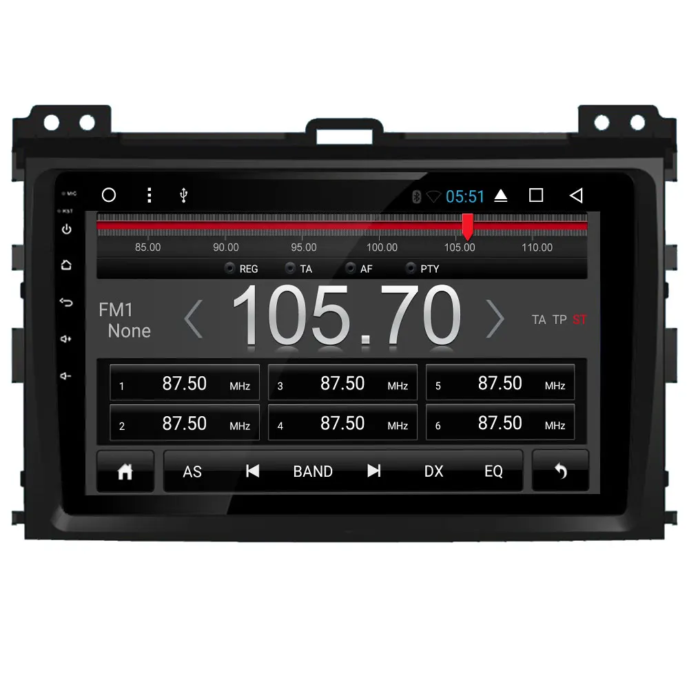 Best IPS 4G DSP Carplay Android 8 Octa Core 4GB RAM 64GB ROM Car DVD Player Stereo GPS For Toyota Land Cruiser Prado LC120 2004-2010 2