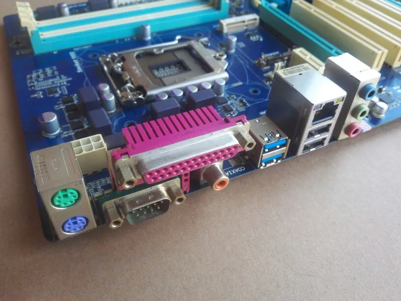 Оригинальная Материнская плата Gigabyte DDR3 LGA 1155 USB2.0 USB3.0 32 ГБ B75 материнская для