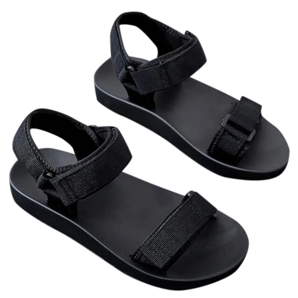 2019  ladies summer sports student beach sandals flat pregnant gladiator sandals women beach shoes summer slippers 40J25 (4)
