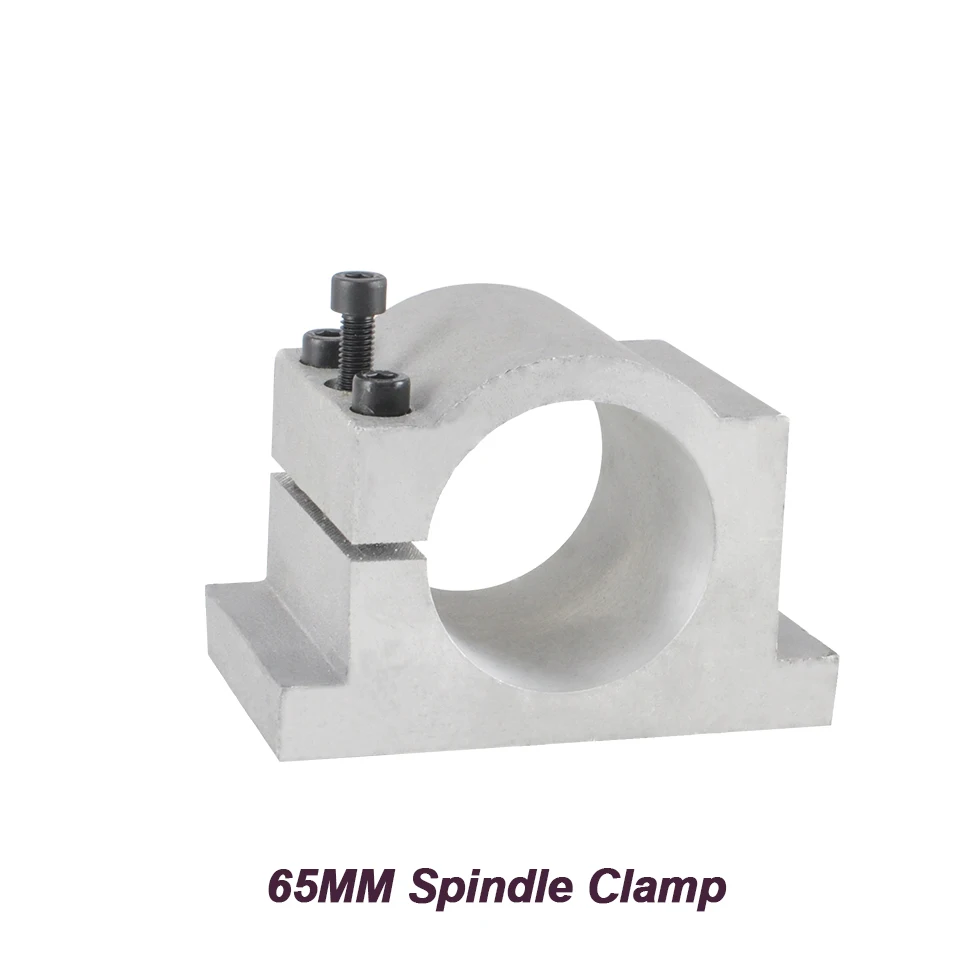 

CNC Spindle Clamp Bracket 65MM Mounting Bracket Holder With Screws For 800W 1.5KW Machine Tool Spindle Motor