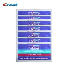 Crest Luxe 3D Whitestrips Advanced Vivid Original Oral Hygiene Teeth Whitening Dental Care Products 7/10/14/20 treatmens