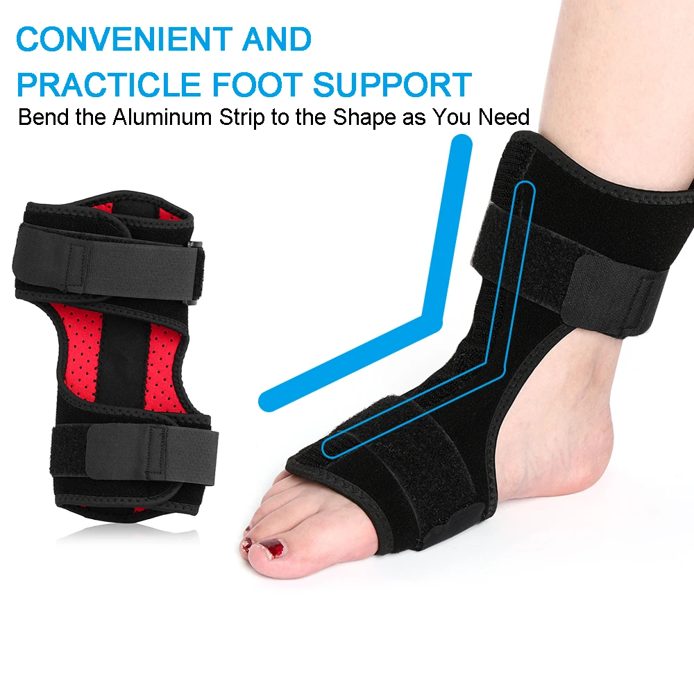 

1pc Plantar Fasciitis Dorsal Night & Day Splint Foot Orthosis Stabilizer Adjustable Drop Foot Orthotic Brace Support Pain Relief