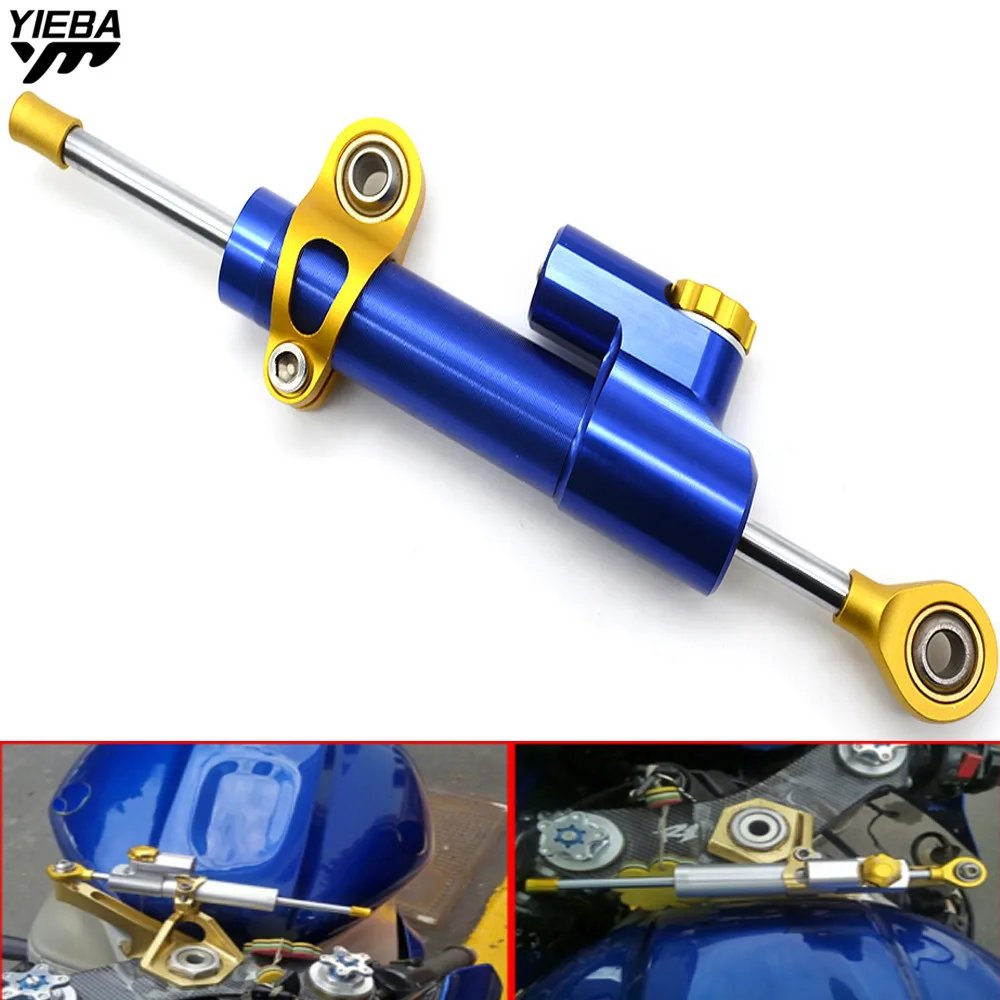 

Universal Aluminum Motorcycle Damper Steering Stabilize Control FOR yamaha MT -09 mt09 SJ6N XJ6 FZ6 SJ6S FZ6S FZ6 FAZER F800GS