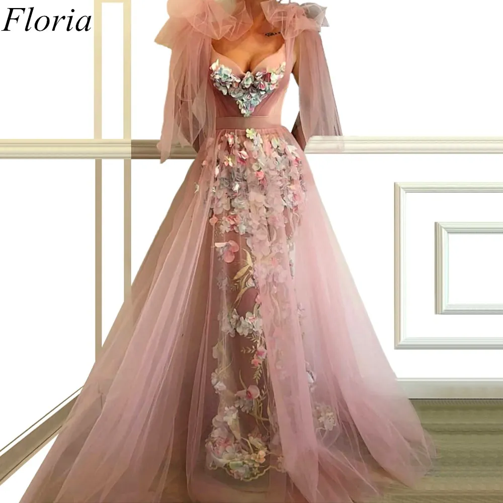 Элегантные сказочные кутюр длинные платья знаменитостей цветы возлюбленные вечерние платья для выпускного вечера платья для красной дорожки женское платье