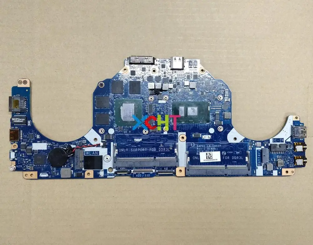 

for Dell Alienware 13 R2 TXYDJ 0TXYDJ CN-0TXYDJ AAP01 LA-C902P w i7-6500U CPU N16E-GR-A1 GPU Laptop Motherboard Mainboard Tested