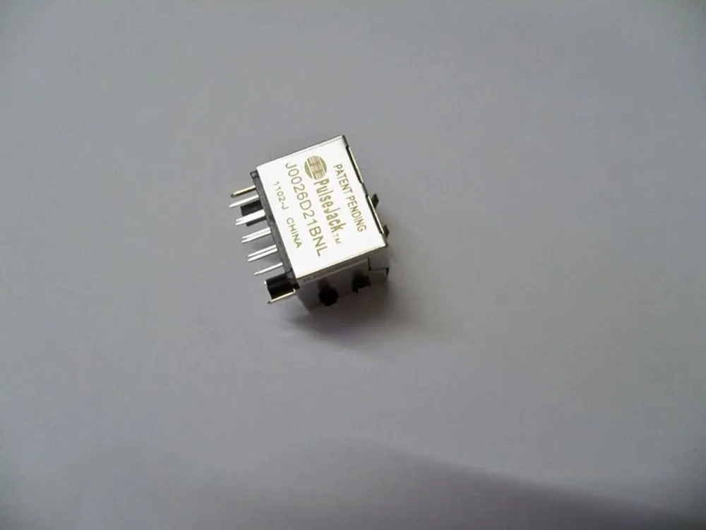 J0026D21BNL импульсный J0026D21 CONN MAGJACK 1 порт 100 BASE-TX 1x1 Tab-DOWN RJ45