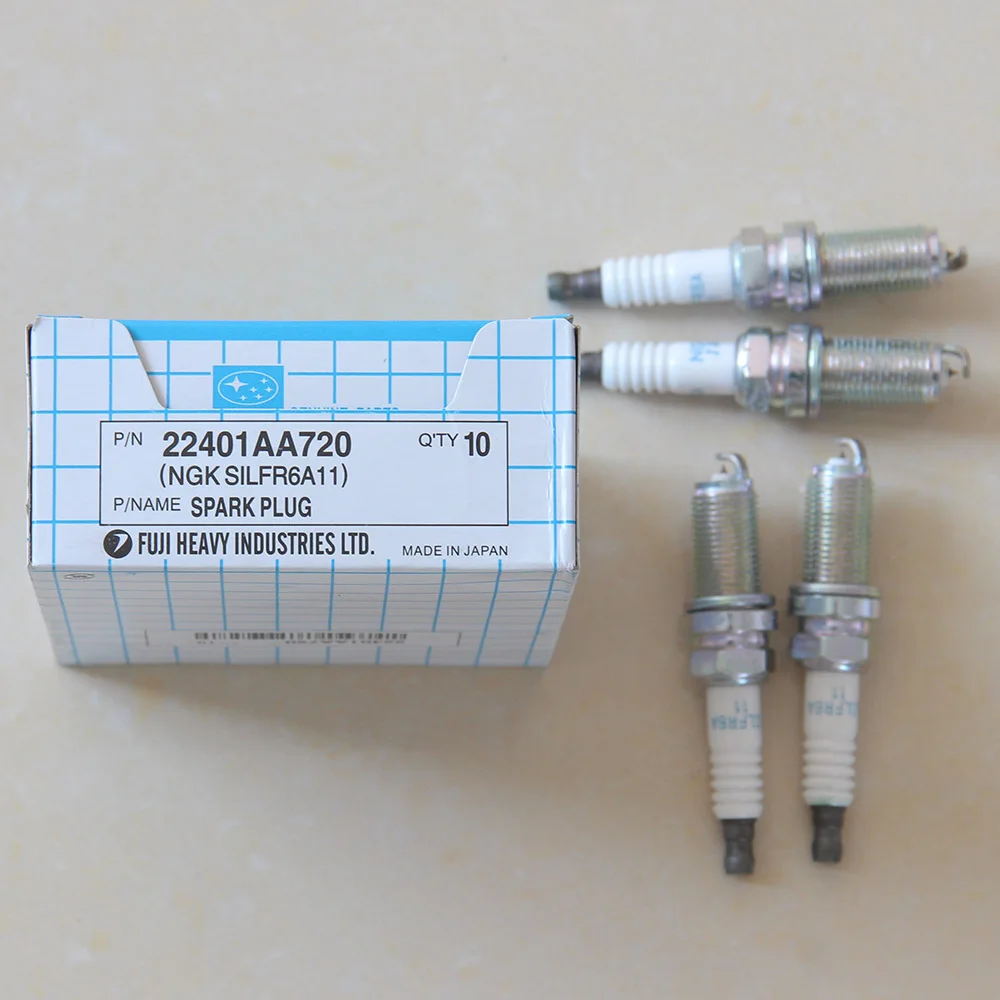 22401AA720 Baru Asli 4 Pcs/lot Spark Plug untuk Subaru Forester Legacy