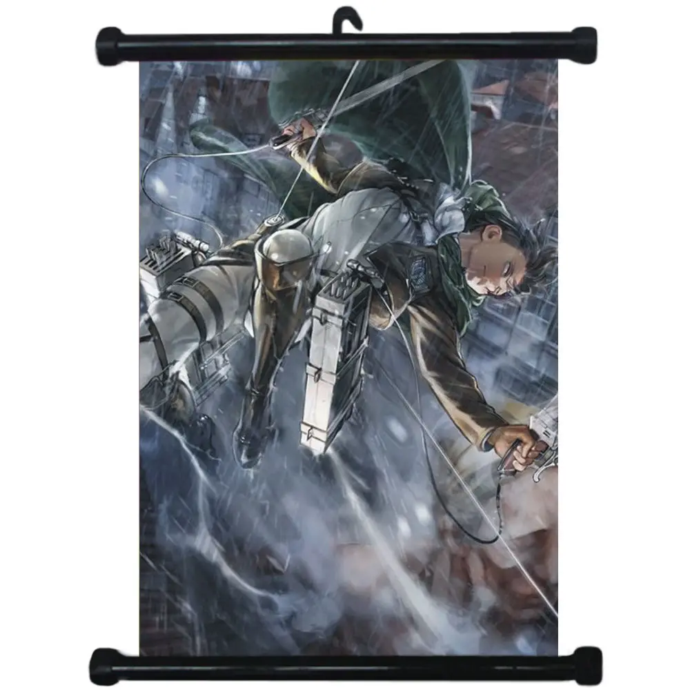 619 Attack on Titan Japan Anime Home Decor Wall Scroll Poster 80x60cm