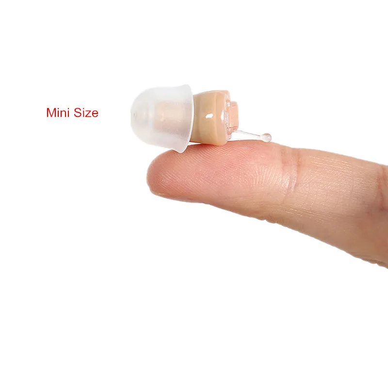Cofoe CIC Hearing Aids Invisible Ear Hearing Aid Mini Sound Amplifier Digital Listening Aids for the Hearing-impaired Patient