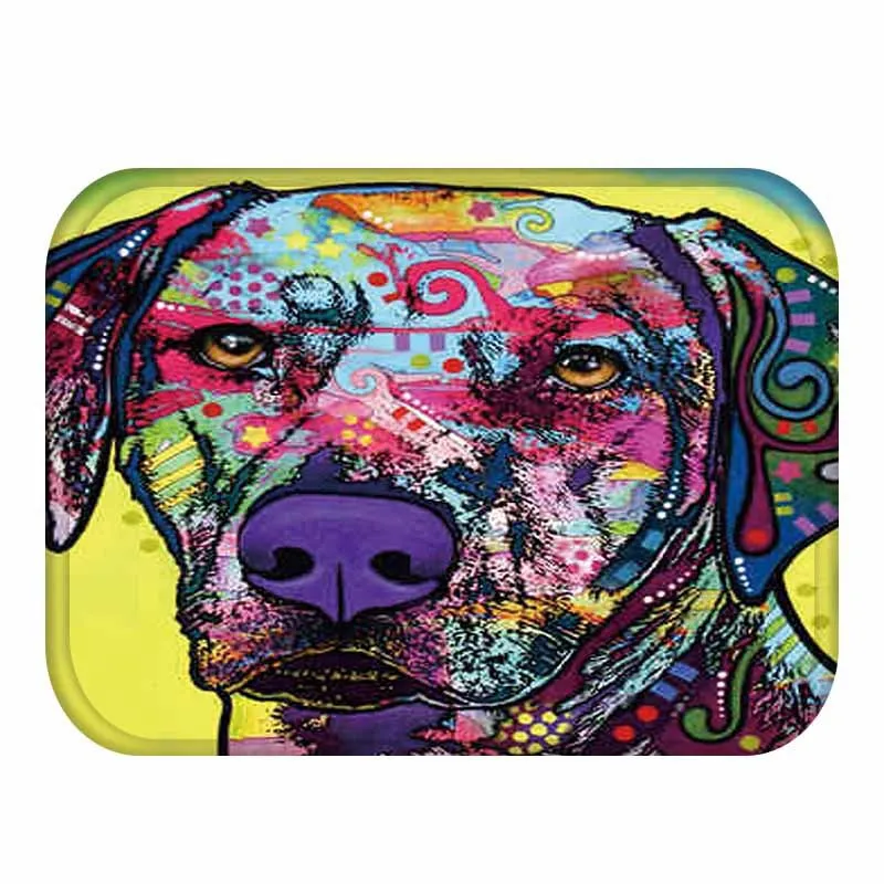 High Quality Modern Style Animals Funny Dog Doormat Bath Foot Rug Home Decor Bedroom Non-Slip Floor Mats For Living Room Rugtas