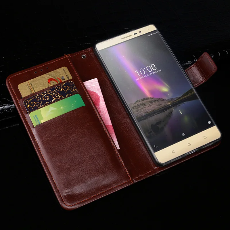 Чехол для Lenovo Phab 2 6 4 дюйма в деловом стиле с откидной крышкой из искусственной